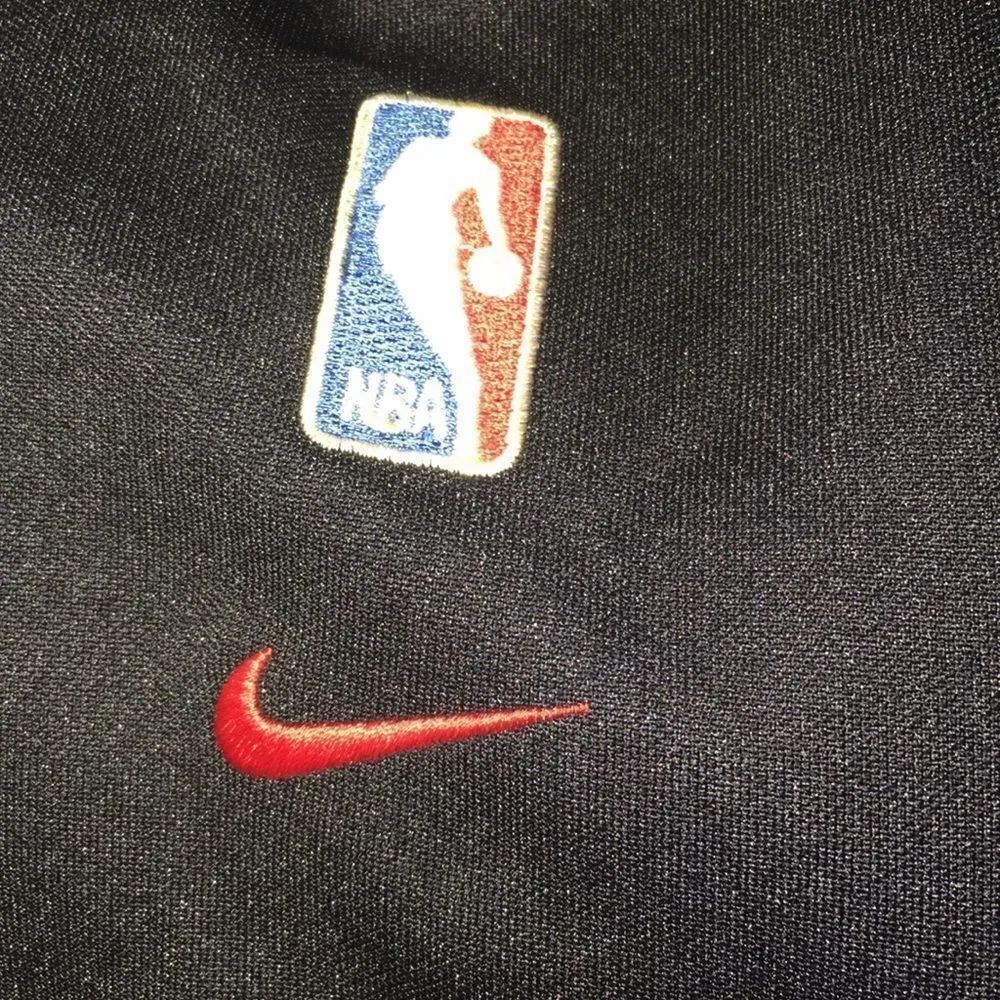 Nike 1974 Black Deadstock Atlanta Hawks warmup sweat bball basketball pants L - Picture 6 of 8